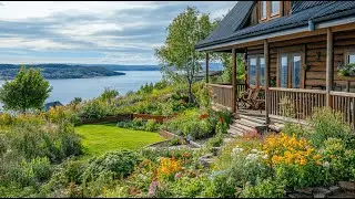 Beneath Nordic Skies: The Timeless Beauty of a Scandinavian Hillside Garden