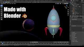 Planets and rockets | Project #10 | My Blender Journey