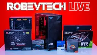 How to Build a PC - Newegg Now - $1600 Build - Ryzen 3700x / 2070 Super | Robeytech