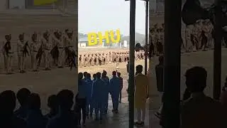 BHU / एमपीठियेटर ग्राउंड / VC द्वारा ध्वजारोहण