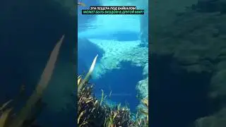 An unusual cave has been discovered at the bottom of Lake Baikal.