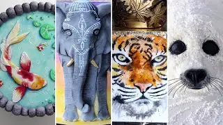 Top Hyper Realistic Animal Cake Decorating Ideas! Oddly Satisfying Chocolate Cake Tutorial