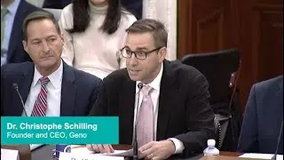 Dr. Christophe Schilling, Founder & CEO of Geno, Testifies at Senate Hearing on 2023 Farm Bill
