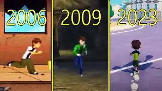 Evolution of ben 10 games 2006-2023