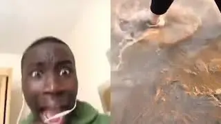 White shoes get muddy and then clean again TikTok duet