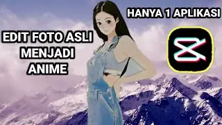 TUTORIAL EDIT FOTO ASLI JENNIE BLACKPINK MENJADI ANIME DENGAN 1 APLIKASI