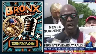 SOUTH BRONX TRUMP SUPPORTERS INTERVIEWED AT RALLY -- 'BLACK LIVES MAGA!'