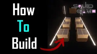 How to build Minecraft Squid Game. (Glass Bridge)