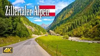 Zillertaler Alpen, Austria 🇦🇹 Driving down the Schlegeis Alpenstraße to Zell am Ziller