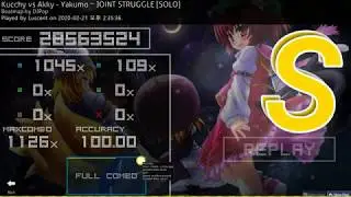 osu! | Kucchy vs Akky - Yakumo ~ JOINT STRUGGLE [SOLO] SS