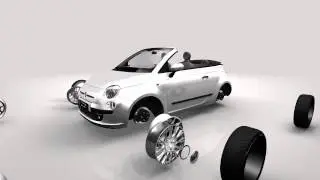 Fiat 3D Animation