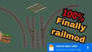 Finally Railmod+object editer download link minecraft pe in mobile