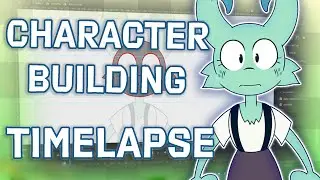Building a Character Puppet in Adobe Animate CC! (Timelapse)