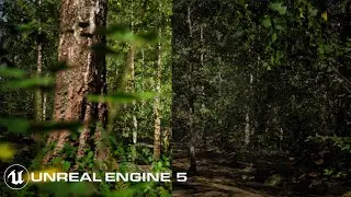 Unreal Engine 5 vs. Unreal Engine 4 (Realistic Forest)