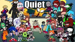 Quiet but Every Turn a Different Character Sings 🎶 (FNF Quiet but Everyone Sings It)