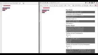 Pad and Author Stats in Etherpad