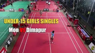 Under 15 Girls Badminton Mon Vs Dimapur/ Nagaland Olympic & Paralympic Games 2022 Longleng