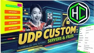 How to Setup UDP server and Config files on http custom