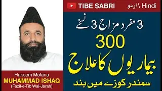 3 Mizaj or 3 Nuskhay - 300 Bemarion Ka ilaj URDU/HINDI - Tibe Sabri