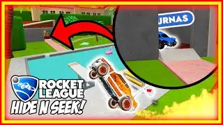 ROCKET LEAGUE HIDE AND SEEK WITH POWER-UPS! | Rocket League Nytro Hide N Seek Workshop Map