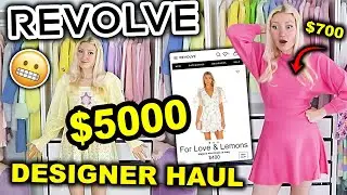 I SPENT $5000 ON REVOLVE!!! DESIGNER TRY ON HAUL 2021 | FOR LOVE AND LEMONS, LOVE SHACK FANCY & MORE