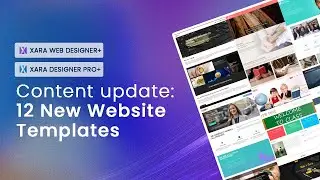 12 New Website Templates - Xara Content Update