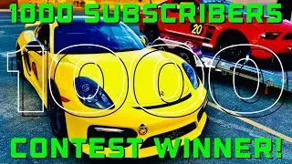 Announcing the 1000 Subscribers Contest Giveaway Winner!