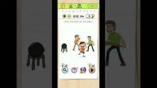 Level 394 Save the kid from the bullies #braintest #save #bully #roller #shorts