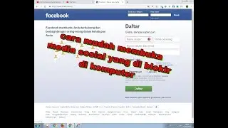 cara mudah membuka facebook yang di blokir di komputer