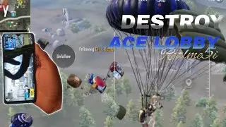 Destroy ace lobby | 4 Fingers + Gyroscope | PUBGMOBIL montage