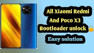 how to unlock Poco X3 pro bootloader | All Xiaomi Redmi bootloader unlock 🆓