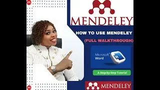How to use Mendeley Reference Manager (Full Walkthrough) with examples