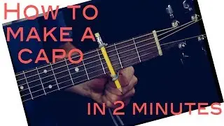 How to Make a Capo for your guitar in 2 minutes / DIY CAPO (Very easy)