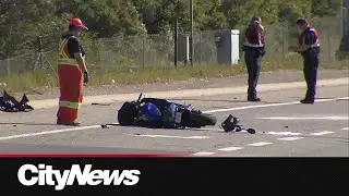 Calgary's Deerfoot Trail crash between motorcycle and SUV leaves one injured