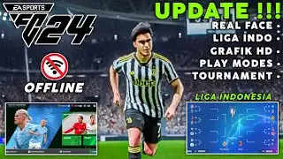FIFA 16 MOD EA Sports FC 24 Android OFFLINE GRAFIK HD Update Full Menu Terbaru 2023