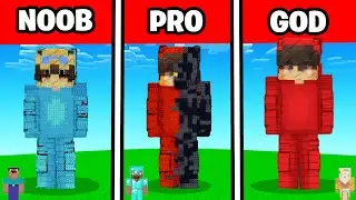 Minecraft CASH and NICO HOUSE BUILD CHALLENGE - NOOB vs PRO vs HACKER vs GOD / Animation
