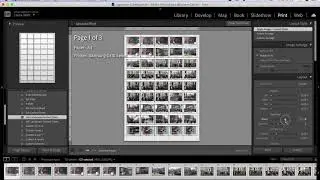 How to create a Contact Sheet in Lightroom
