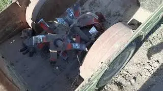 Мотоблок Салют с прицепом обзор