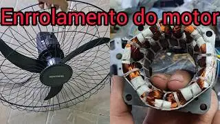 Winding up a Ventisol 60cm wall fan motor