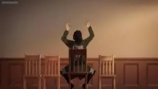 I'm exhausted..Hange-san said. Attack on Titan 4 ep 11
