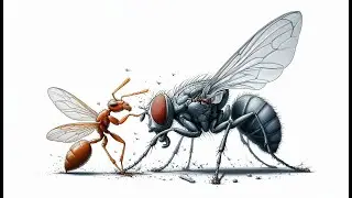 Ant and fly