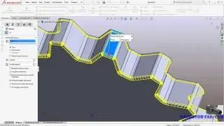 1-1 Шестерня из DXF 4 - Axis (подготовка к обработке в  SolidCAM)