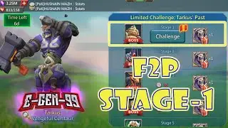 limited challenge tarkus past stage 1 vengeful centaur stage 1