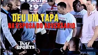 DEU UM TAPA NA ESPOSA DO ADVERSÁRIO/ LUTADOR DENSORADO!!! #boxe #mma #comedia