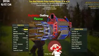 Two Shot Explosive Gatling Plasma Fallout 76 Energy Weapons Explode