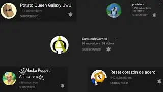 Shoutout to channels I think deserve