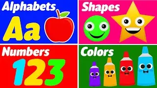 Preschool Learning Videos For 3 Year Olds | Kindergarten Learning Videos | Toddlers Learning Videos