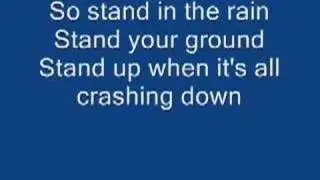 Stand in the Rain lyrics