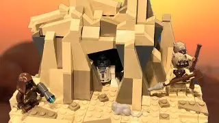 LEGO Star Wars Tatooine Cave Vignette MOC!