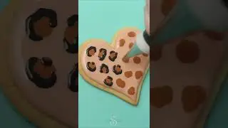 How I made leopard print cookies for Valentine’s Day
